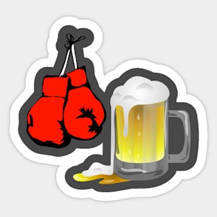 Punch drunk Sticker